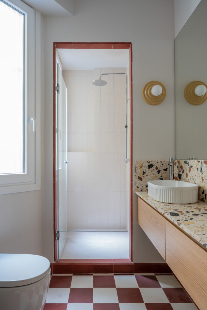 Baño terrazo Bilbao tabula Studio